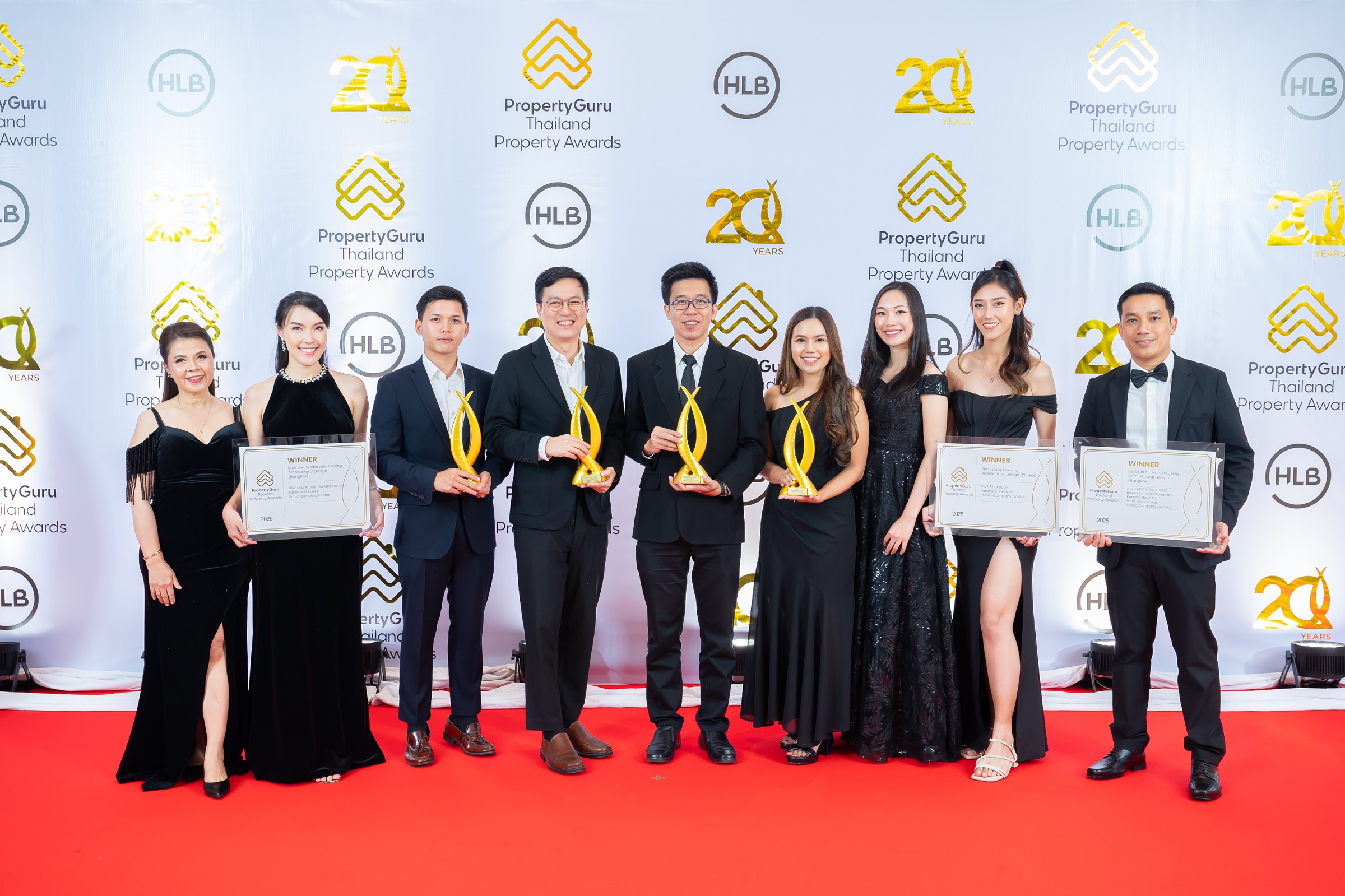 แลนด์ แอนด์ เฮ้าส์ รับ 4 รางวัลจาก PropertyGuru Thailand Property Awards 2025